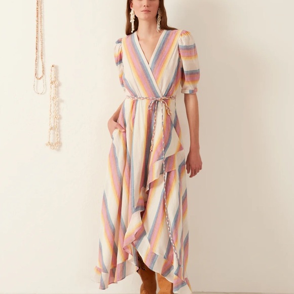 Alix of Bohemia Lola Sunset Wrap Dress - Picture 2 of 11
